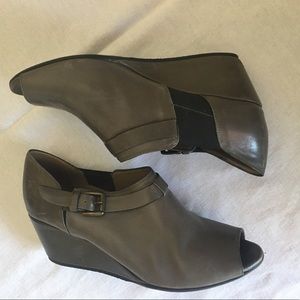 Hand made Italy leather booties
